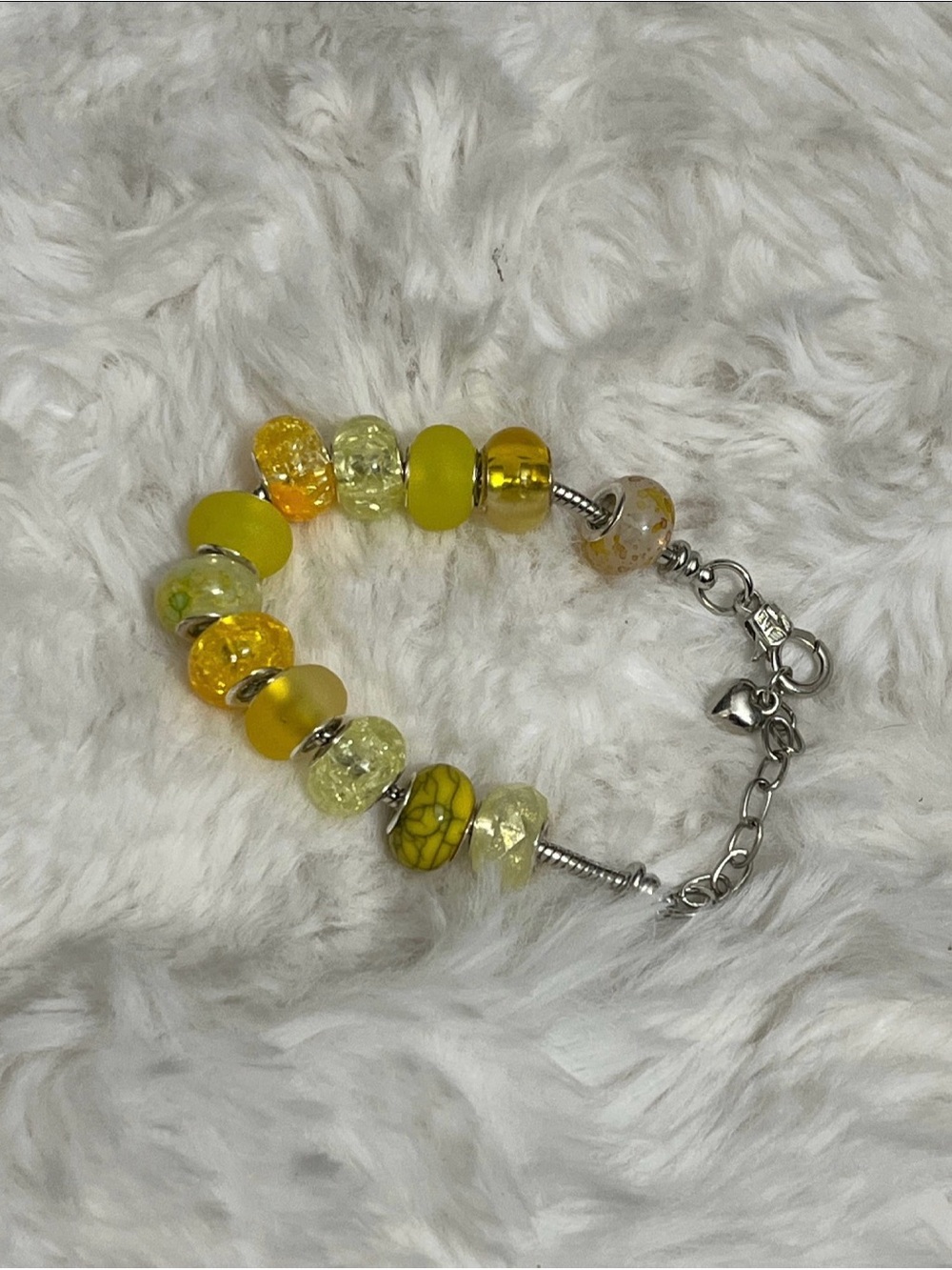 Citrus Glow Charm Bracelet